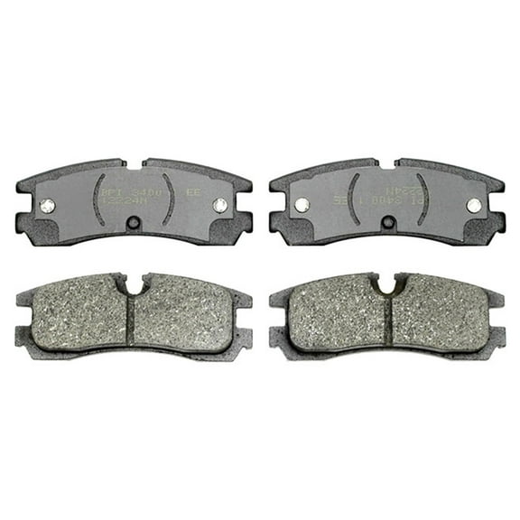 Acdelco 17D754 Organic Rear Disc Brake Pad Set
