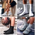 thumbnail image 2 of Calcetines atléticos para hombres Calcetines de compresión Tobillo Hombre Correr Entrenamiento Tamaño 6-14 Ciclismo Deportes Calcetines de tripulación al aire libre, 2 of 5