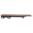 thumbnail image 2 of High Boy Spread Axle Flatbed Trailer Red 1/87 (HO) Scale Plastic Model Car by HO Logistics, 2 of 5