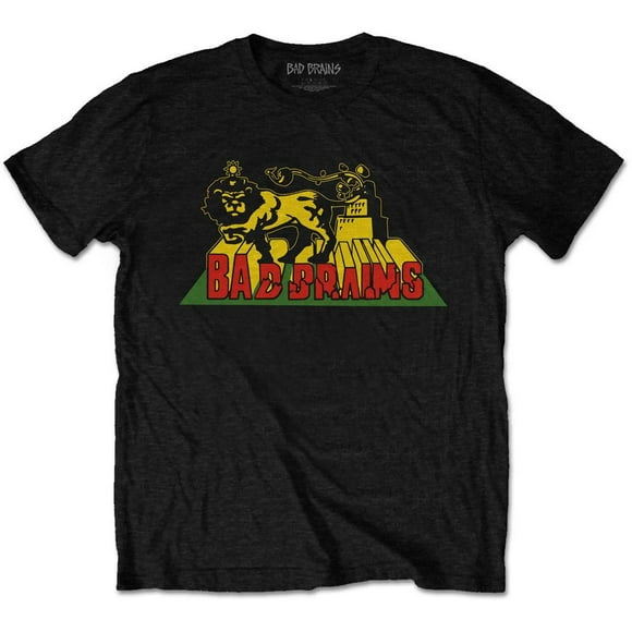 Bad Brains Adult Crush Lion Cotton T-Shirt