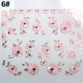 thumbnail image 6 of Joernso 3D Embossed Pink Flowers Design Nail Art Decal Tips Stickers Manicure Tool, 6 of 7