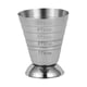thumbnail image 2 of Vaso medidor de acero inoxidable, medidor de 2,5 oz, accesorio de bar, herramienta para vino plateado, 2 of 9