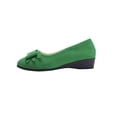 thumbnail image 2 of Women's Round Toe Flats with Bow Comfortable Dressy Shoes for Women Casual Work Business Office Flats Low Heel Wedge Shallow Mouth Shoes, 2 of 9