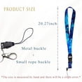 thumbnail image 2 of Starry Sky Neck Lanyards Colorful Detachable Galaxy Lanyard Badge Neck Straps, Color N, 1*24inch, 2 of 6