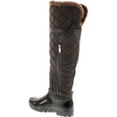 thumbnail image 3 of Forever Link Women's CARRIE-66 Motorcyle Quilted Buckle Boots, 3 of 4
