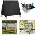 thumbnail image 7 of Outdoor Patio Swing Cover : A-Shaped Outdoor Rocking Chair Covers,Patio Swing Cover for Withstanding Rain and Snow,Outdoor Swing Covers for Winter,72 "W x 67 "H x 55 "D (Black), 7 of 7