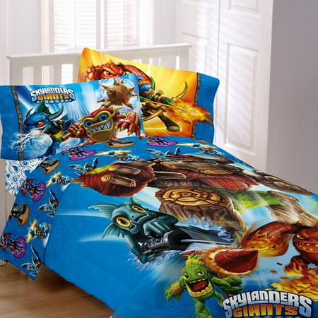 Activision 64 by 86-Inch Skylanders Sky Friends Microfiber Comforter, Twin