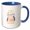 Blue/White, variant on 3drose, Do Not Ignore Your Own Potential Colorful Encouraging Text Art Gift, 11oz Mug