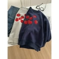 thumbnail image 4 of Embroidered Custom Pullover Fleece Sweatshirt for Women, Loose Fit, Thick and Warm Coat, 4 of 6