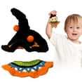 thumbnail image 2 of ZMKIAG Handmade Knitted Witch Pumpkin Style Outfit for 17cm Dolls - Adorable Halloween Themed Dress Up Costume with Detailed Craftsmanship for Doll Collections, 2 of 4