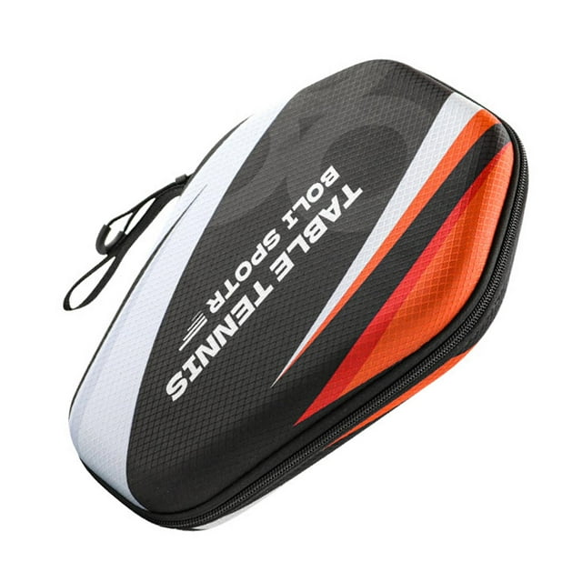 relayinert Table Tennis Racket Cover Large Ball Storage Bag Secure And Compact Paddle Case For Local Sports Activity Scratches White Black Red 27x18x5.2cm
