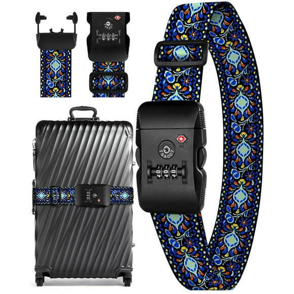 Correas de equipaje Slohif TSA Lock para maletas, cinturón de viaje