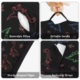 thumbnail image 6 of Neon Outline Dinosaurs Teens Toddler Nap Mat with Pillow, Sleeping Mat Bag for Preschool Daycare 59"x22", 6 of 6