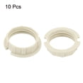 thumbnail image 3 of Adaptador de soporte de pantalla de lámpara Uxcell 1.1" x 0.79" x 0.3" Anillos de socket de luz G9 Plástico Blanco 10pcs, 3 of 5