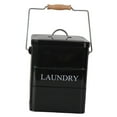 thumbnail image 4 of Tnarru Laundry Powder Container Storage Tin Box Accessories Practical Decor with Lid Handle Metal Organizer for Laundry Room Kitchen Black, 4 of 8