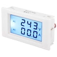 thumbnail image 2 of Ampere Meter, AC Ammeter Blue Backlight Current Meter, Dual Display AC80-300V For 1% ± 2-Digit Accuracy 0-50A 0-100A Instrument White, 2 of 8