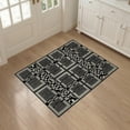 thumbnail image 3 of ODIKA 3'x5' Washable Accent Rug Alfombras Tone Rectangular Symmetrical Repetition Para Habitacion for Bedside, Nursery Room, Pet Friendly & Non-Shedding, 3 of 7