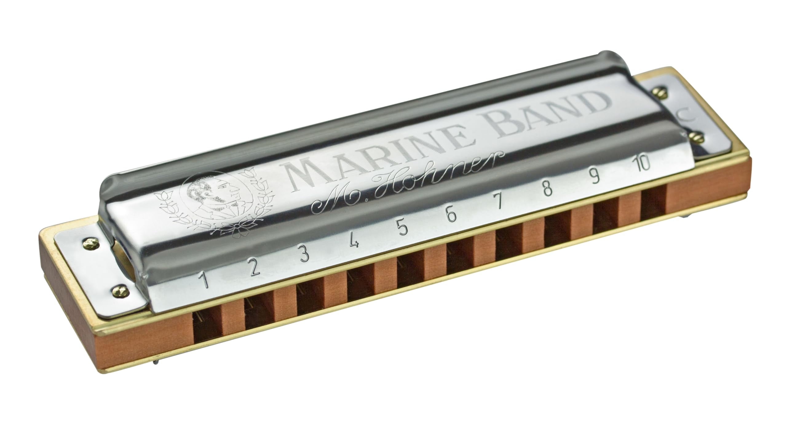 Hohner Marine Band 1896 Harmonica - Key of C w/ Carrying Case