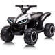 thumbnail image 3 of Historyli ATV de 12 V para niños, 4 ruedas, con música, luces LED y velocidad ajustable, color blanco, 3 of 7