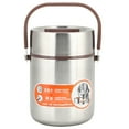 thumbnail image 3 of Leakproof Lunch Box, Multi Layer Bento Box, Easy To Carry For School Office Food Container 1.6L, 3 of 8