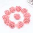 thumbnail image 2 of 100 rosas artificiales de 3,5 cm para ramos de bricolaje, bodas, fiestas y decoración del hogar (rosa melocotón), 2 of 7