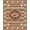 Rust Teal Cream, Pattern 20, variant on ODIKA Border Motif Mens Decorations Reindeer Cabin Cowboy Southwestern Playful Non-Slip Chair-Friendly for Home Office, Gaming Room, Under Desk