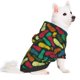 thumbnail image 2 of Fotbe Pineapple Fruit Colorful Sudadera con Estampado para Perros Pequeños – Suéter con Capucha para Mascotas, Tela Suave de Forro Polar con Bolsillo-Small, 2 of 7