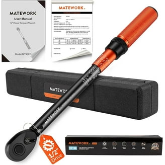 1/4 Inch Drive Torque Wrench, 1-25 Nm with Bit Sockets, 0.1 Nm