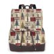 thumbnail image 1 of Disketp Rustic Plaid Forest Lodge Mochila de Cuero para Mujer, Bolso de Espalda Antirrobo con Estilo para Viaje, Trabajo y Uso Diario, 1 of 4