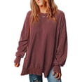thumbnail image 1 of Sudadera SHEWIN holgada casual de manga larga para mujer, 1 of 6
