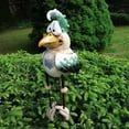 thumbnail image 4 of Adorno de granja de pollo colgantes Bewildely de resina hecho a mano para patio hogar jardín decorativo Verde, 4 of 6