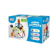 Eezy Peezy Junior Climber with Top for Playroom or Outdoors with Multicolor Bars, Toddlers 3+