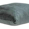 thumbnail image 4 of Parkland Collection Garnet Charcoal Solid Throw Pillow, 4 of 5