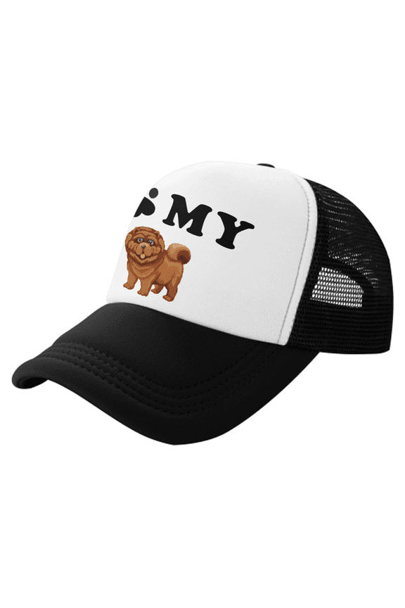 Youth Big Kid Trucker Hat I Love My Chow Chow Dog