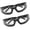 Black, variant on 2pcs Onion Goggles Impact Resistant Protective Eyewears For Cooking Cleaning BBQ With Sealed Design For Fume Protections