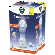 Vicks Steam Sinus Inhaler Model VIH200 with 4 Bonus VapoPads for Allergies and Colds