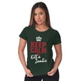 thumbnail image 5 of Keep Calm Kill Zombie Classic TV Show Women's T Shirt Ladies Tee Brisco Brands M, 5 of 6