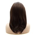 thumbnail image 4 of Hair Synthetic Lace Front Wig Straight Short 15inch Two Tone Brown Mix Heavy Density Realistic Wig Brown, 4 of 4