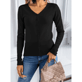 thumbnail image 2 of Set De 2 Sueter De Mujer Manga Larga Unitalla Sueteres Botón Sweater, 2 of 9