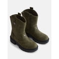 thumbnail image 2 of Justice Little and Big Girls' Faux Leather Moto Boots, 2 of 5