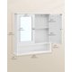 thumbnail image 5 of Mueble de baño VASAGLE con espejo 15 x 65 x 75 cm blanco, 5 of 6
