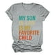 thumbnail image 3 of Camiseta divertida a juego para toda la familia con el estampado «Mi yerno es mi hijo favorito», 3 of 3