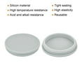 thumbnail image 2 of 2pcs Silicone Snap in Locking Hole Plugs,60.6mm Narrow Groove 5mm for Kitchen Waterproof Sealing Plugs Grey, 2 of 7