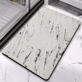 thumbnail image 2 of Luxurious & Comfortable Cozy Living Anti-Fatigue Bathroom Mat - Non-Slip, Stain-Resistant, Easy Clean, Thick Marble Mat Enhances Any Bathroom Decor, 20x32 inches, 2 of 5