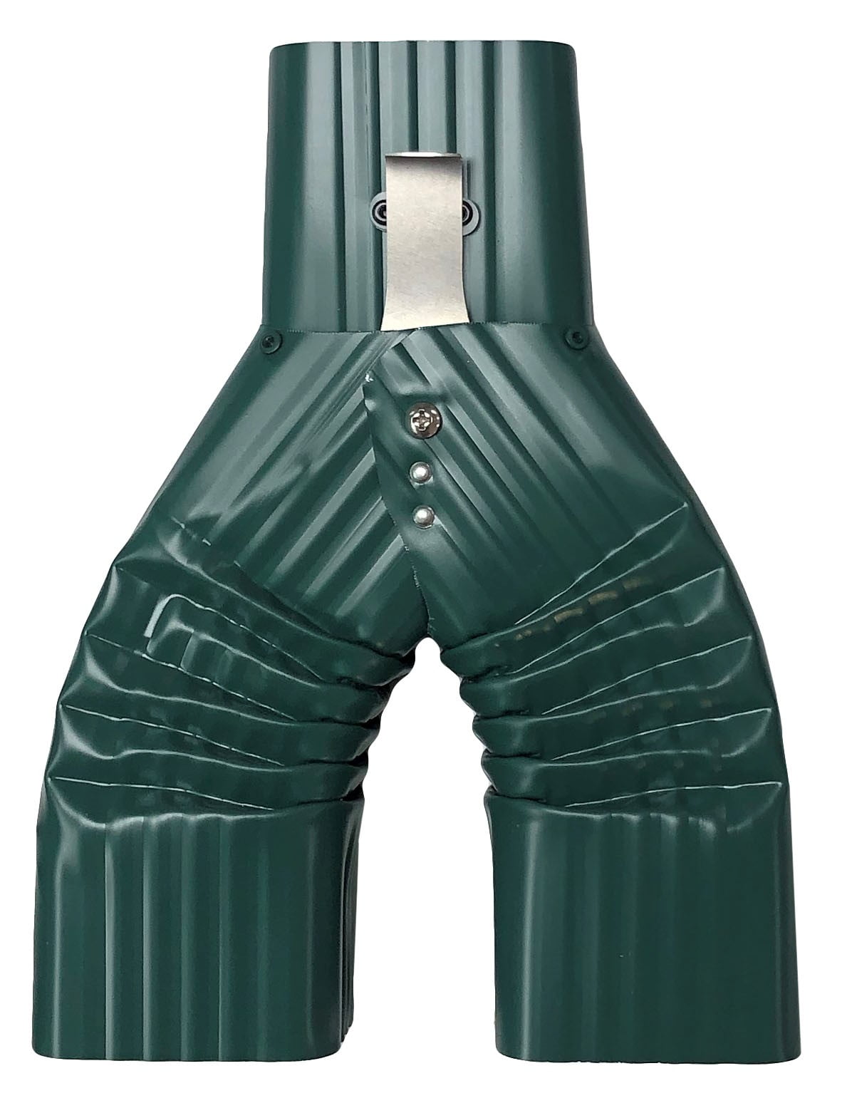 Basic Downspout Diverter for Rain Barrels (2X3, Grecian Green