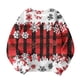 thumbnail image 4 of Blusas y camisas de manga larga con cuello redondo para niños Estampados navideños de manga larga Casual Suelto Forro polar para mayor calidez Sudadera con capucha de manga larga con cuello redondo pa, 4 of 5