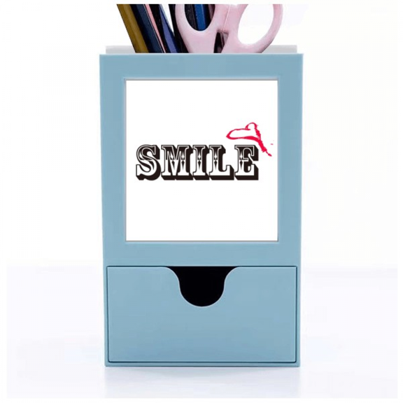 Sle Life Grow Emotion Art Deco Fashion Desk Supplies Organizer Pen Holder Card