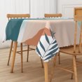 thumbnail image 6 of Duangreer Modern Abstract Leaf Print Rectangle Tablecloth for Restaurant Picnic Indoor Outdoor, Retro Pumpkin and Maple Leaves Pattern, Waterproof Wrinkle Resistant, 60 x 70 Inch, 6 of 6