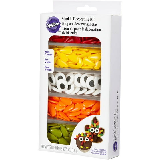 Wilton Turkey Cookie Dec Kit 12ct