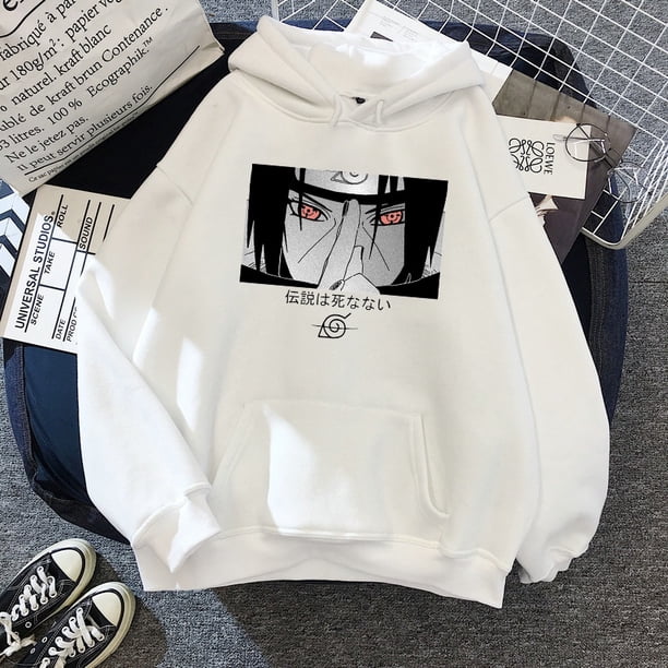 Japanese Anime Naruto Hoodies Uchiha Itachi Printed Cartoon Hoodie couple Streetwear Fashion Harajuku Female sweatshirt